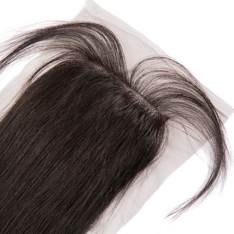 Virgin Hair Natural Straight 4x4 5x5 6x6 7x7 Transparent Lace Closure - 图片 8